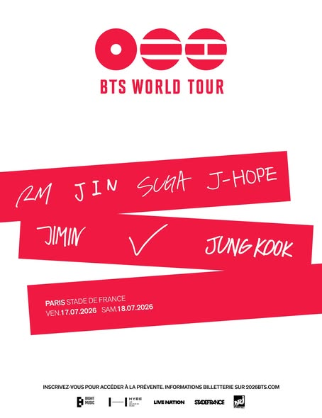 BTS World Tour - Stade De France Paris