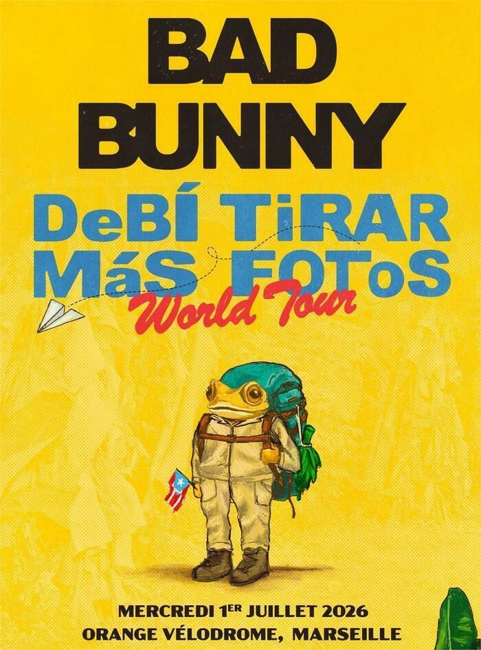 Bad Bunny - Orange Vélodrome Marseille